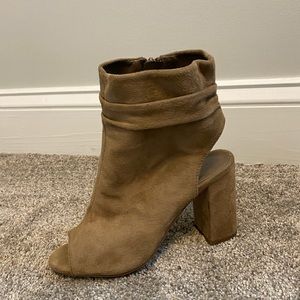 Open Toe Ankle Booties
